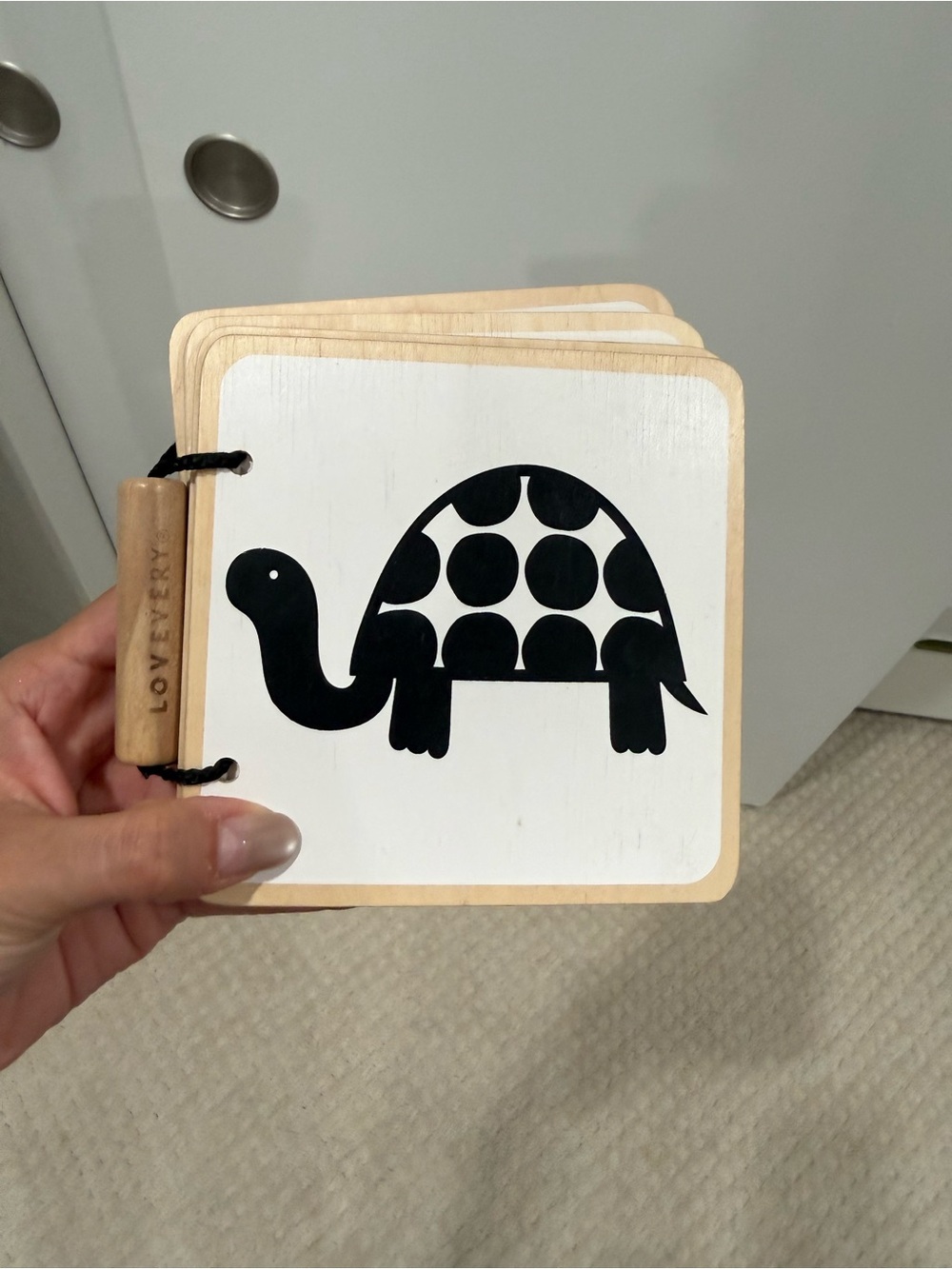 Lovevery Wooden Baby Board Book